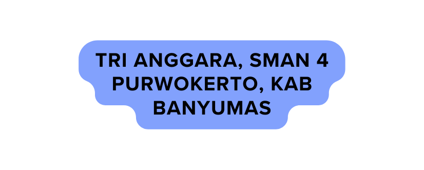 Tri Anggara sman 4 purwokerto kab banyumas